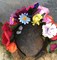 Frida Kahlo Mexican Flower Crown Headband Party Costume Dia de Los Muertos Day of The Dead Headpiece NC12